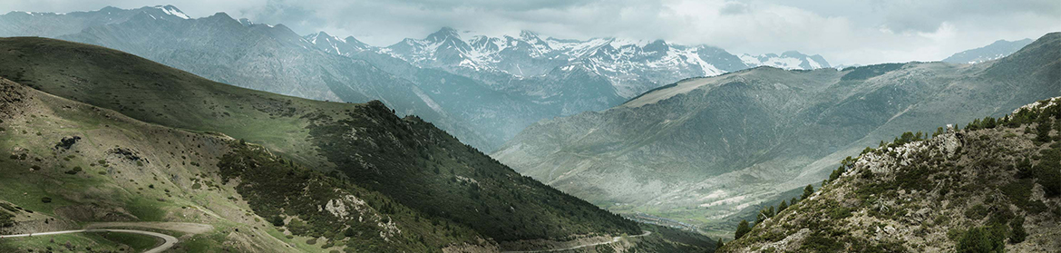 Mountains and road 